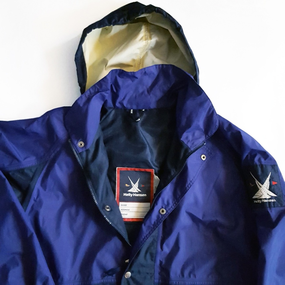 Helly Hansen Vintage Mens Windbreaker Jacket M - Picture 5 of 6